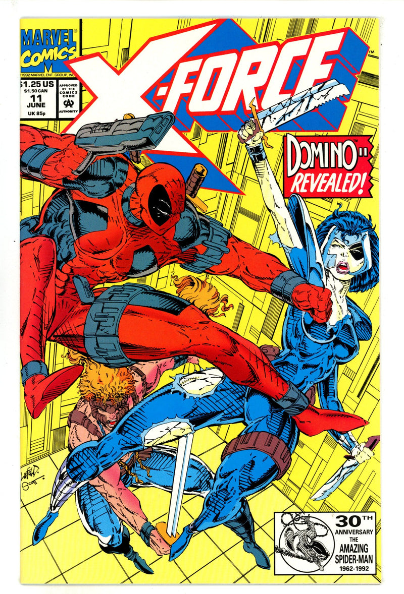X-Force Vol 1 11 NM- (9.2) (1992) 