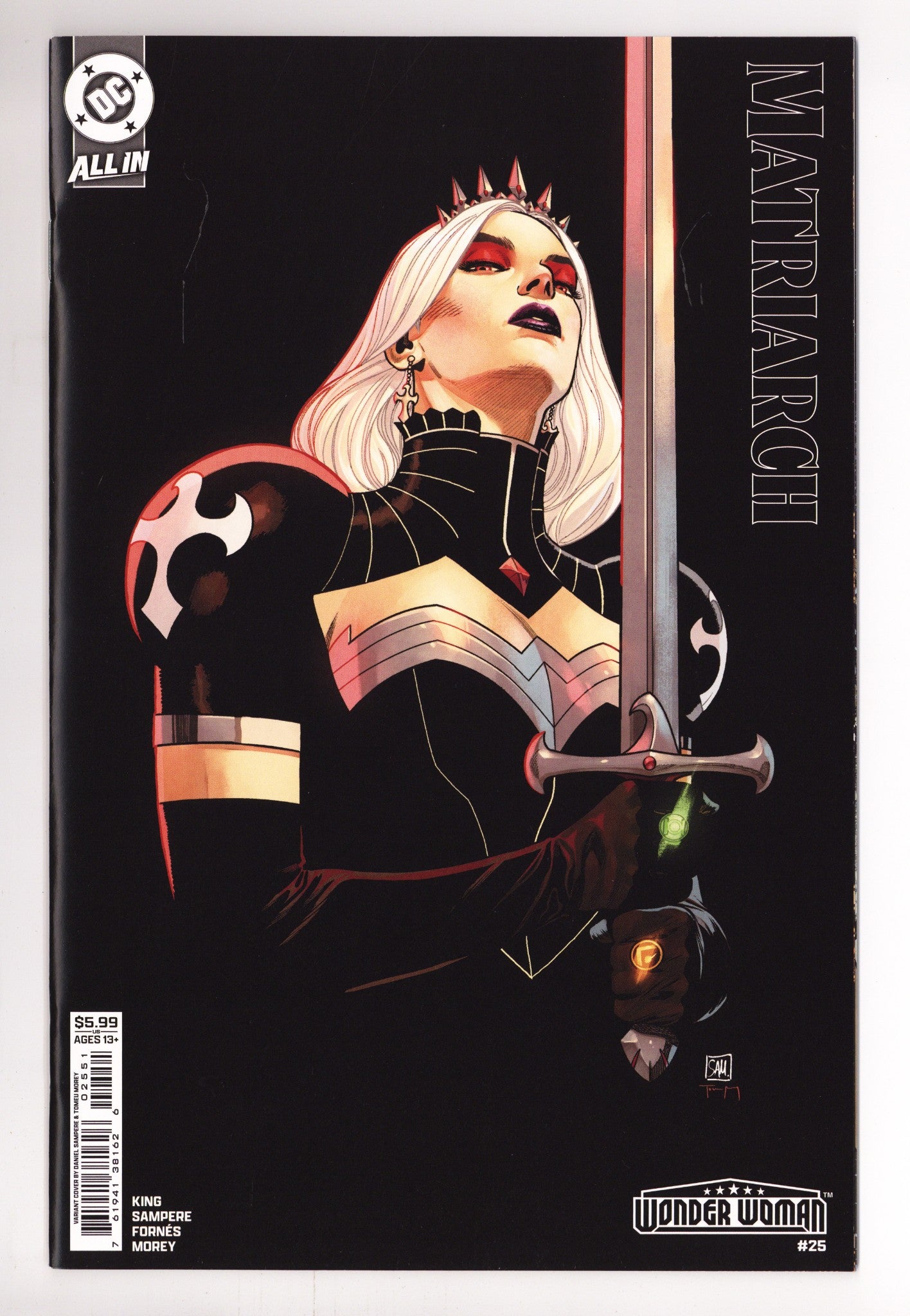 Wonder Woman Vol 6 25 NM (9.4) (2025) Sampere Variant 