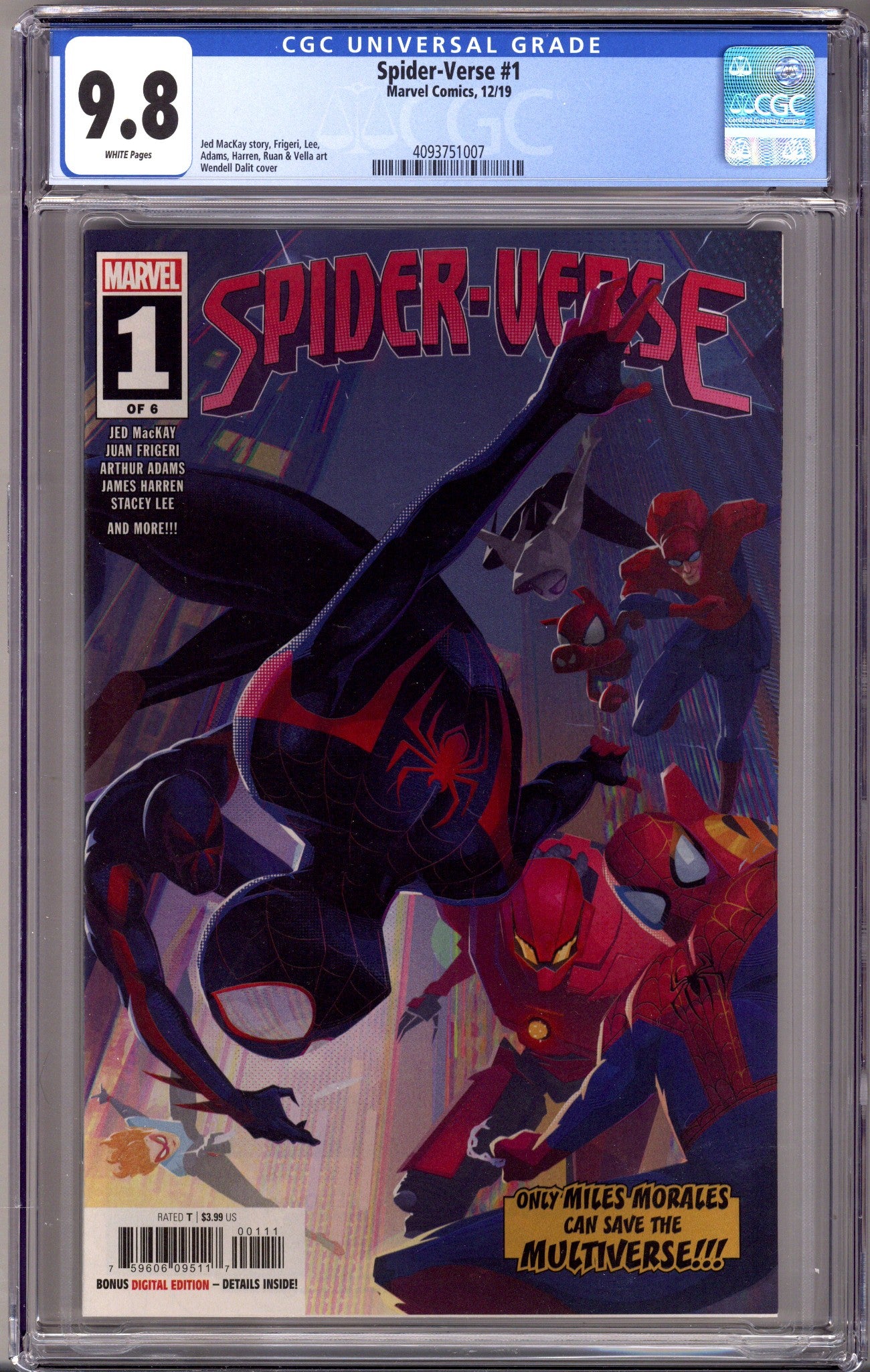 Spider-Verse Vol 3 1 CGC 9.8 (NM/M) (2019) 