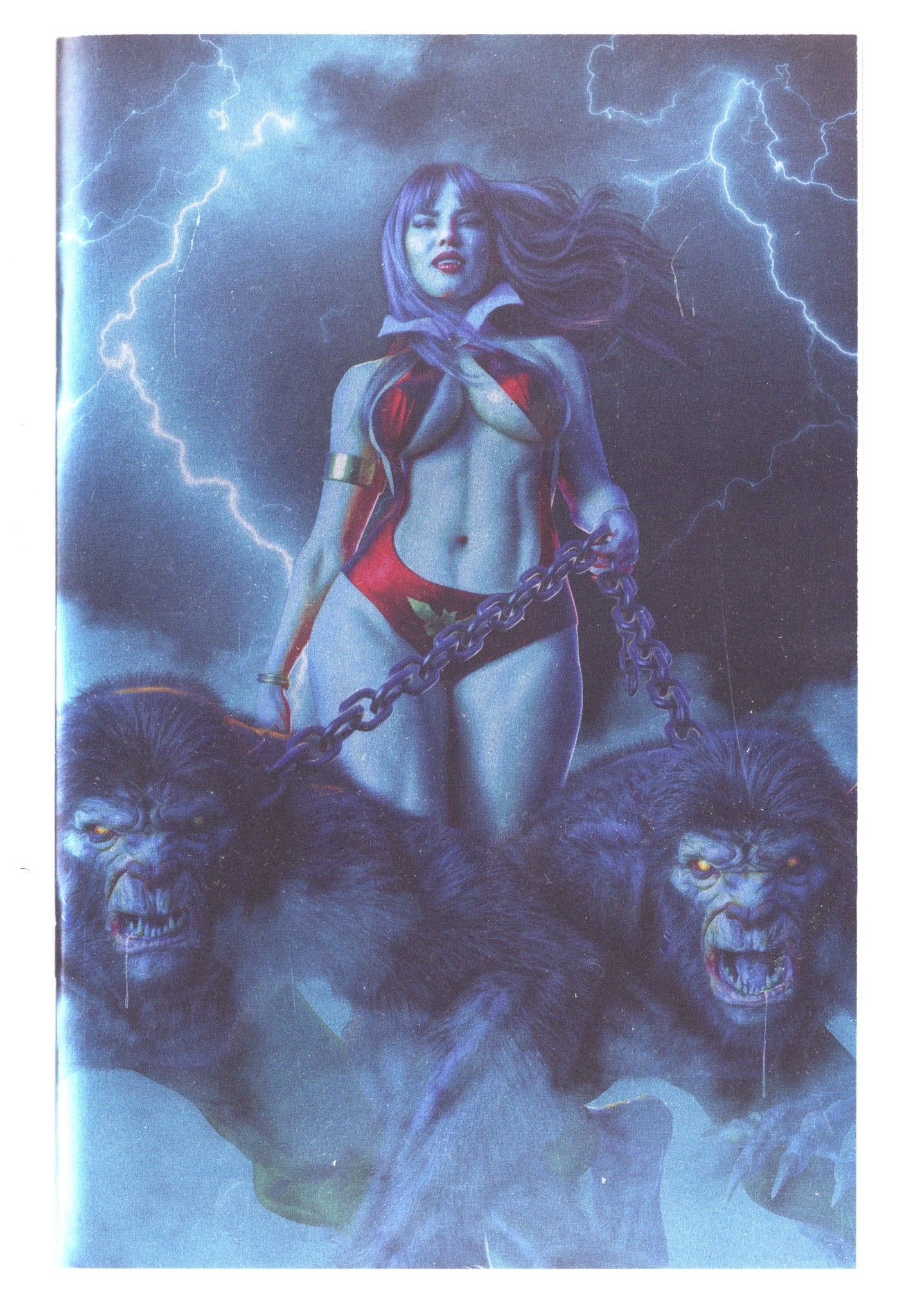 Vampirella Vol 8 1 NM- (9.2) (2025) Spears Foil Virgin Variant 