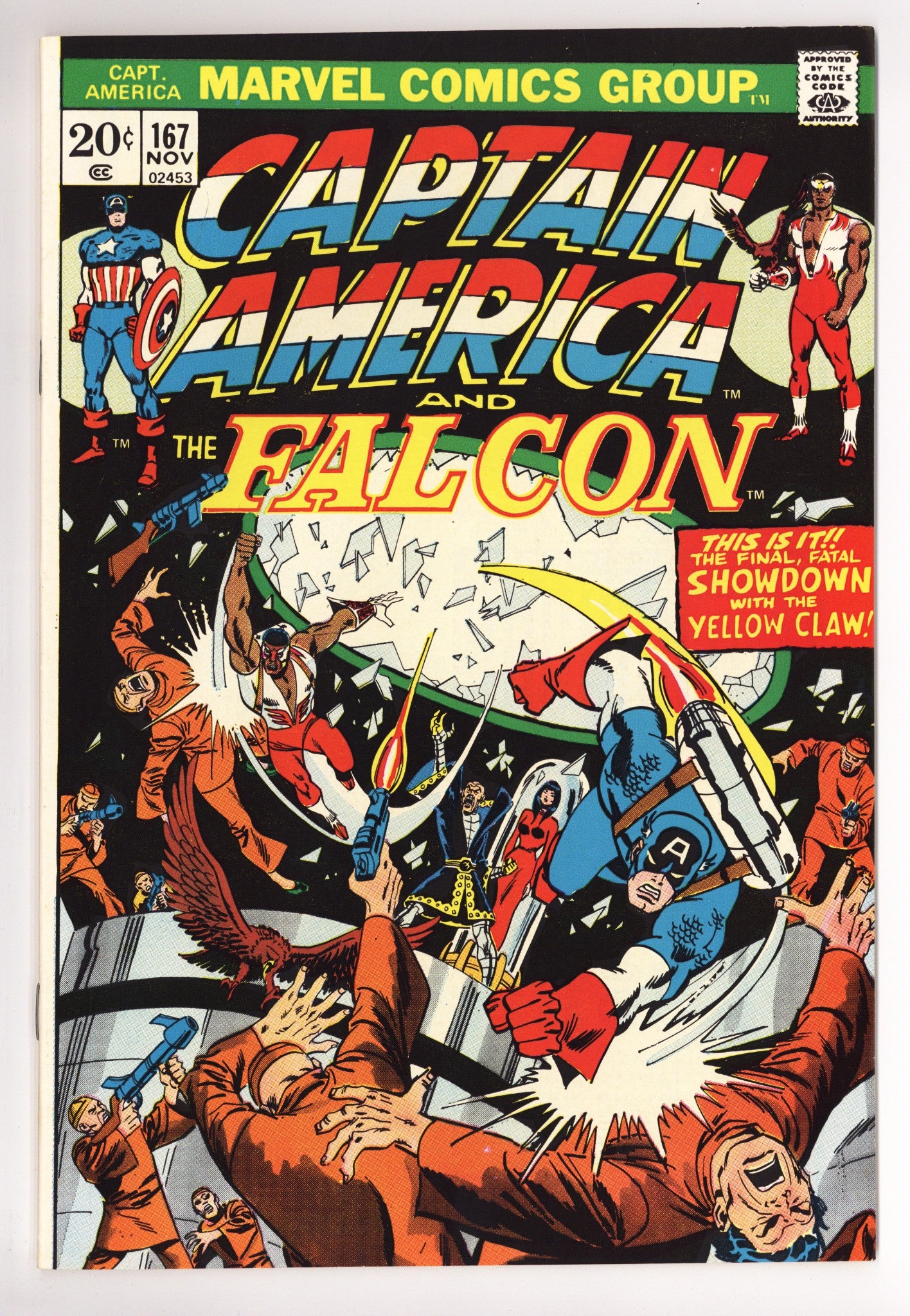 Captain America Vol 1 167 NM- (9.2) (1973) 