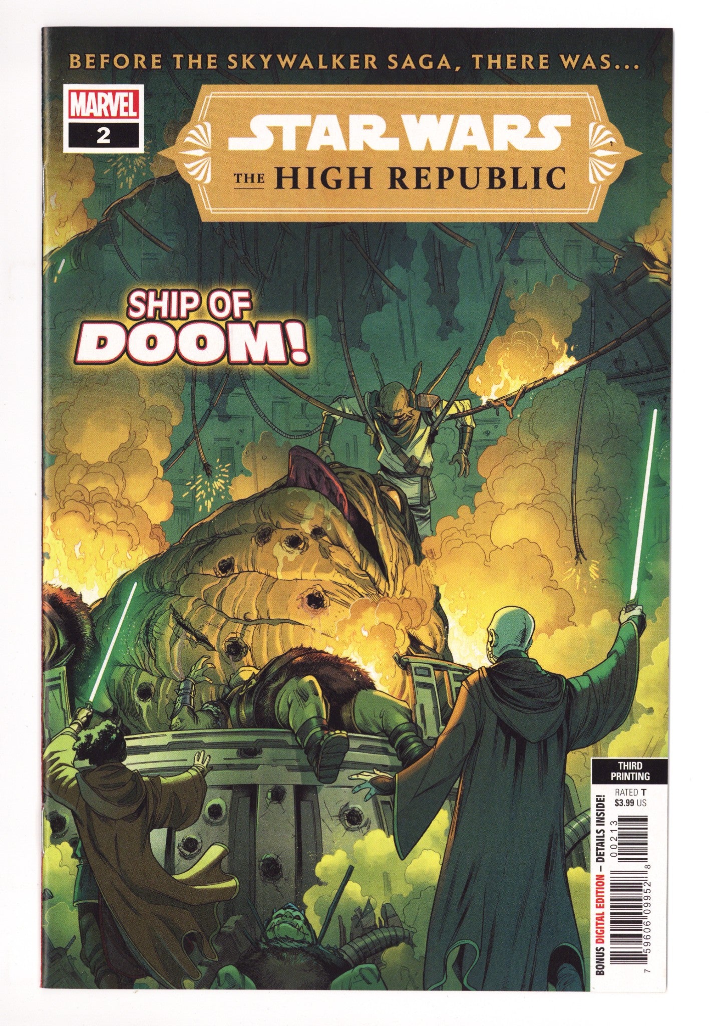 Star Wars: The High Republic Vol 1 2 High Grade (2021) 3rd Print 