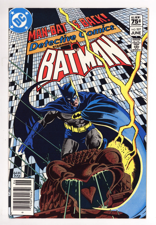 Detective Comics Vol 1 527 NM- (9.2) (1983) Canadian Price Variant