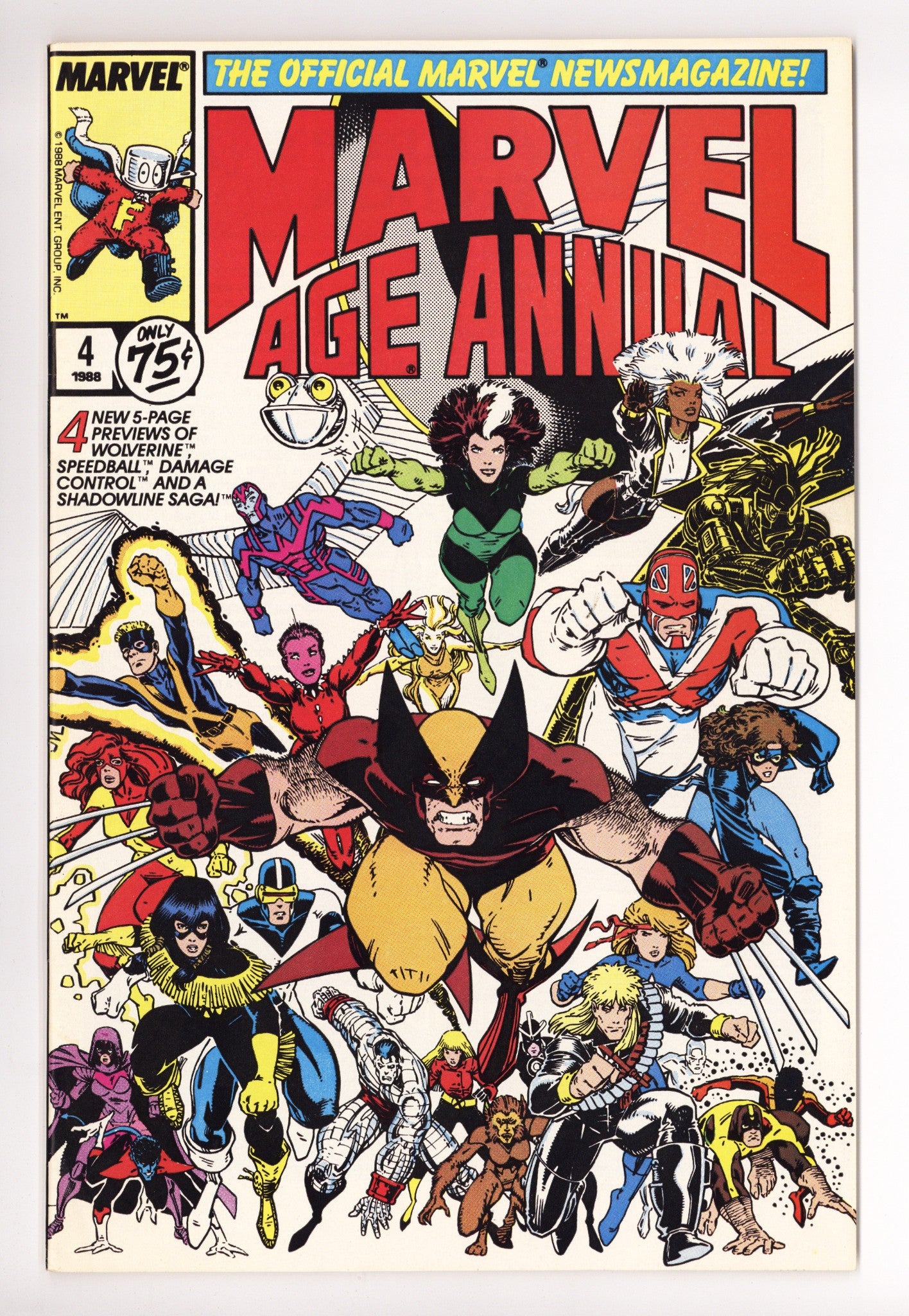 Marvel Age Annual 4 Mid Grade (1988) 