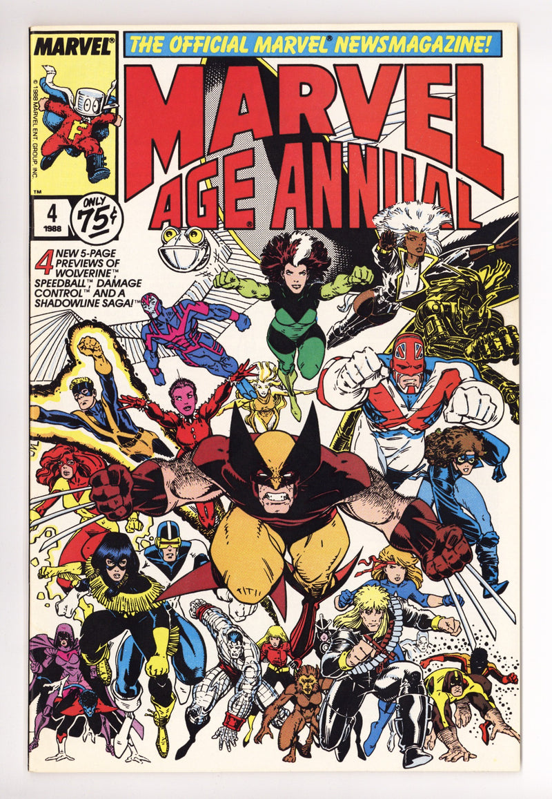 Marvel Age Annual 4 Mid Grade (1988) 