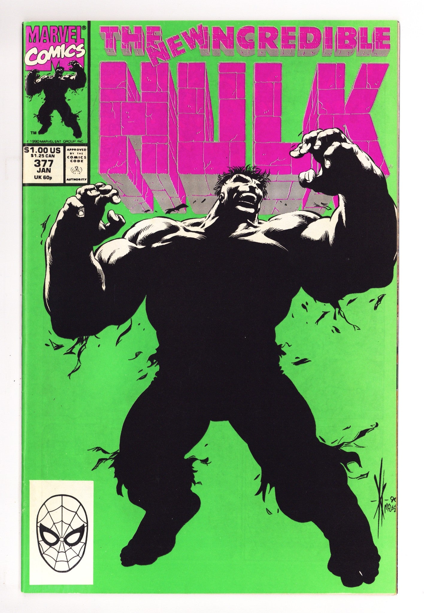 The Incredible Hulk Vol 1 377 Mid Grade (1991) 