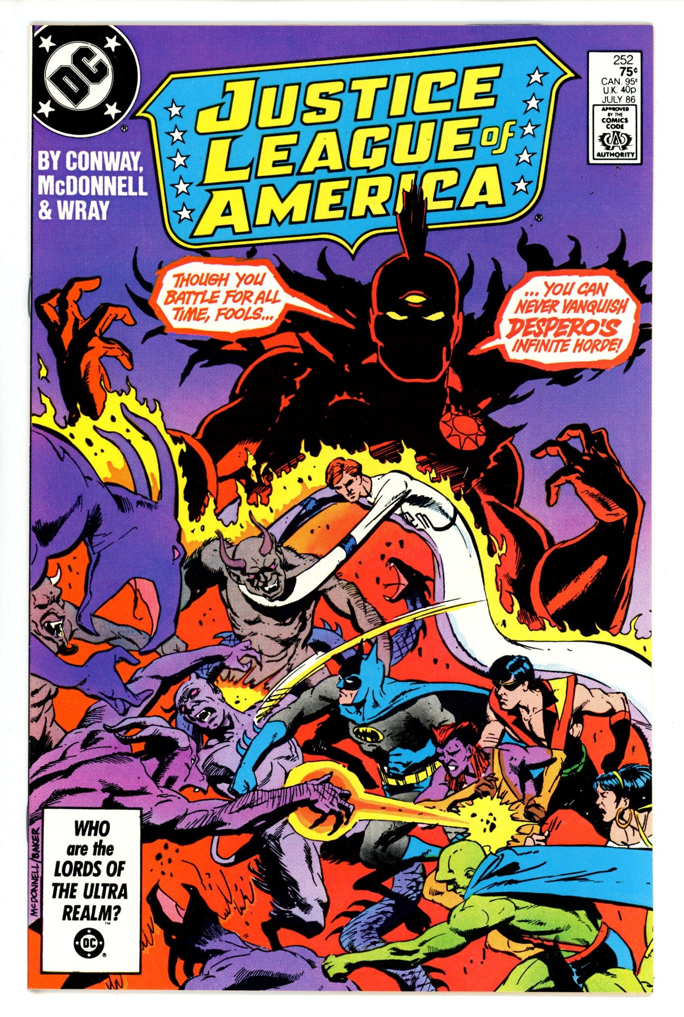 Justice League of America Vol 1 252 (1986)