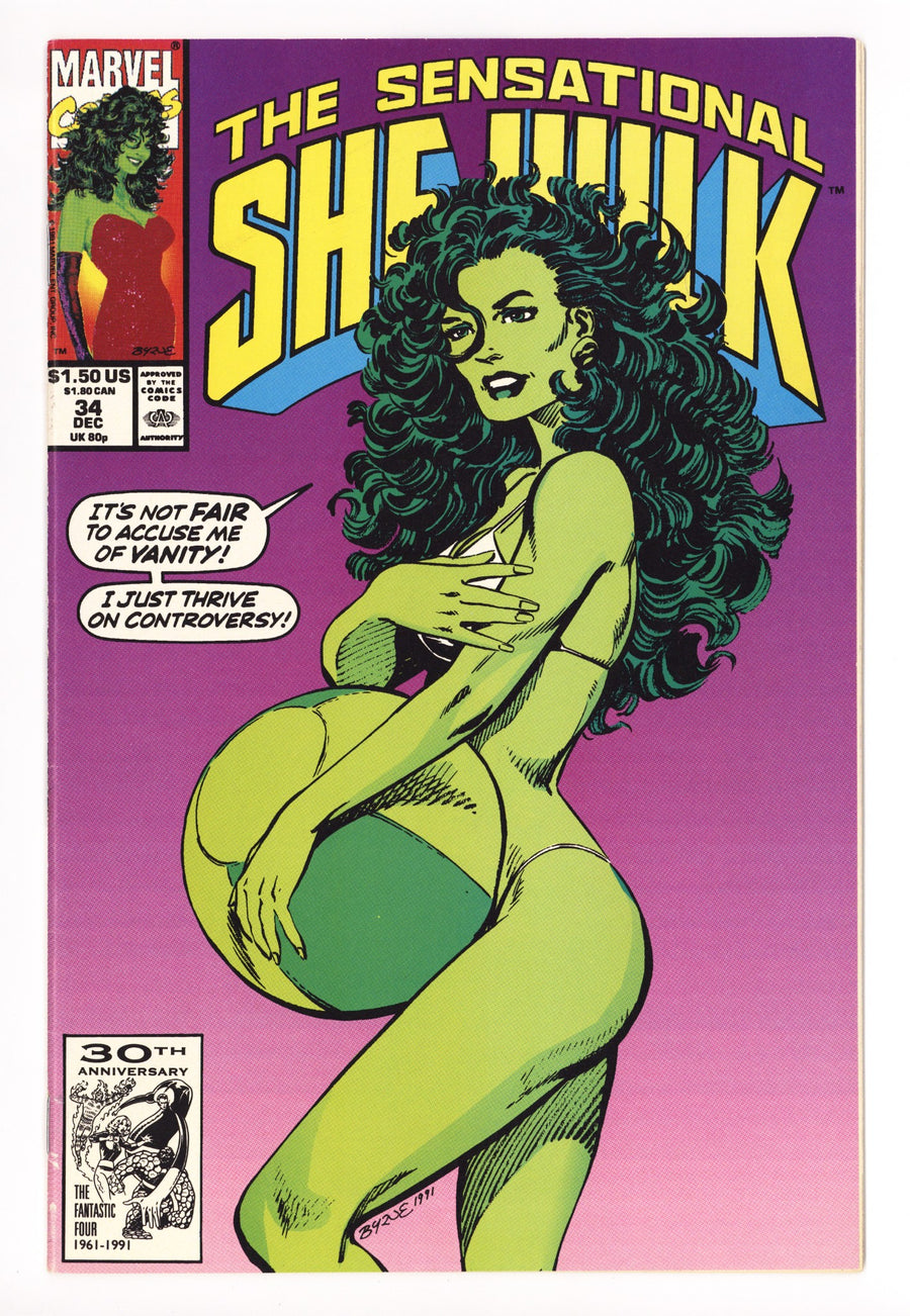 The Sensational She-Hulk 34 VF- (7.5) (1991) 