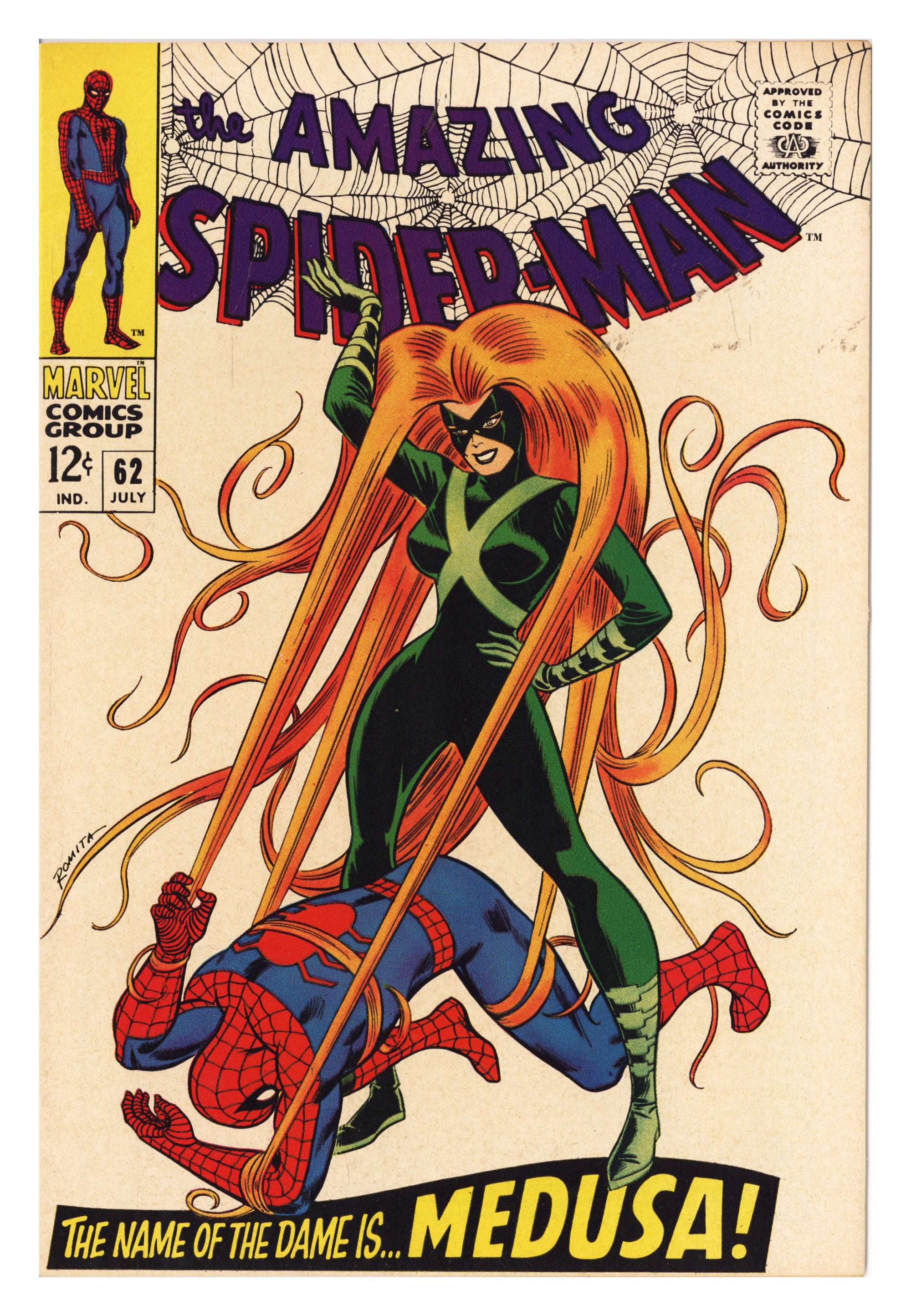 The Amazing Spider-Man Vol 1 62 FN/VF (7.0) (1968) 
