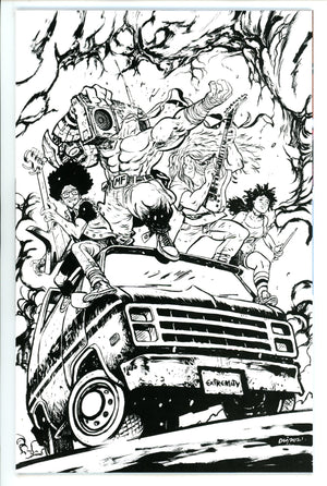 Skybound X 3 High Grade (2021) B&W Virgin Incentive Variant