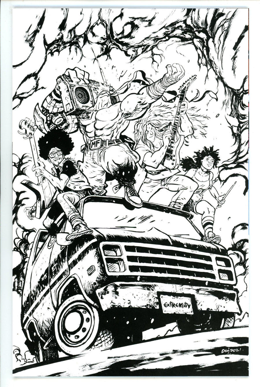 Skybound X 3 High Grade (2021) B&W Virgin Incentive Variant 
