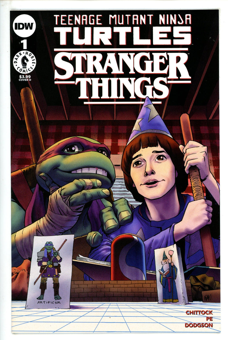 Teenage Mutant Ninja Turtles X Stranger Things 1 Gorham Variant (2023)
