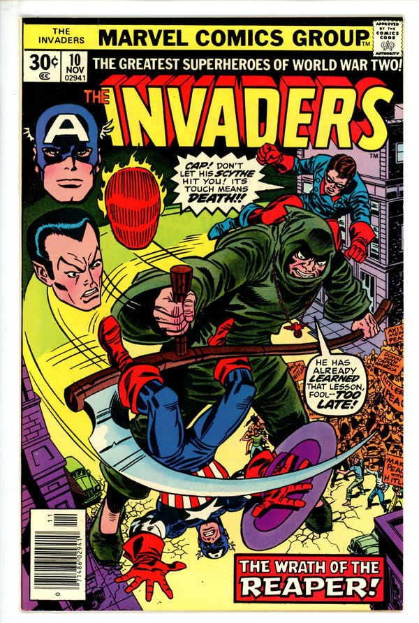 The Invaders Vol 1 10 VF+ (1976)