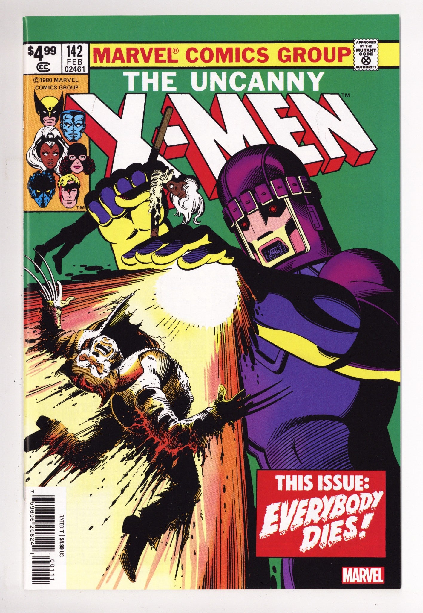 Uncanny X-Men No. 142 Facsimile Edition   [nn]  High Grade   (2024)        