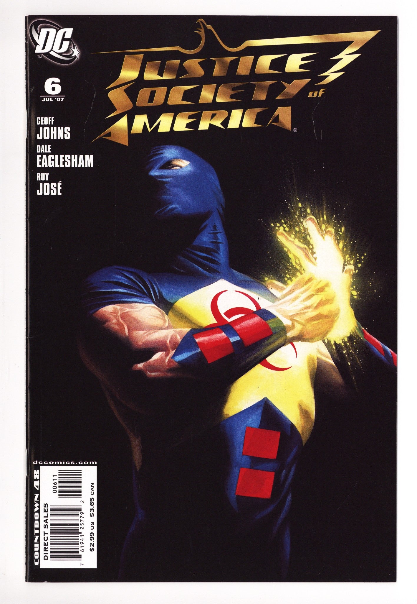 Justice Society of America Vol 1 6 Mid Grade (2007) 