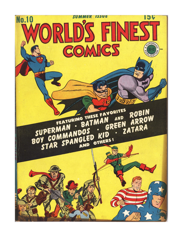 World's Finest Comics 10 FN- (5.5) (1943)