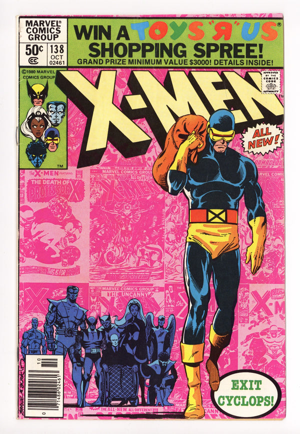 The X-Men Vol 1 138 VG- (3.5) (1980) Newsstand