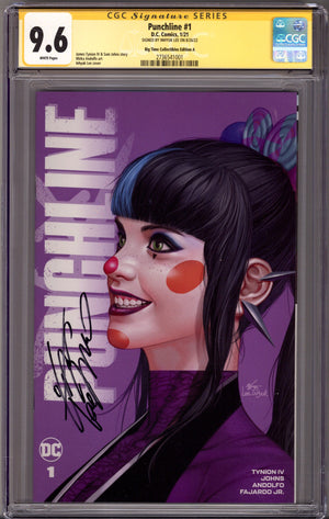 Punchline 1 CGC 9.6 (NM+) (2021) Lee Exclusive Variant Signed x1 Cover InHyuk Lee
