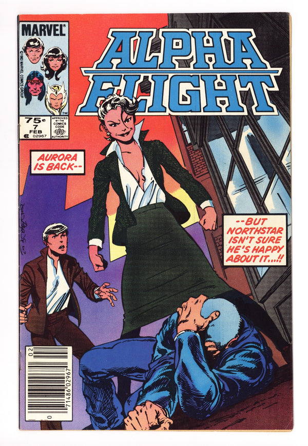 Alpha Flight Vol 1 7  Mid Grade   (1984)     Canadian Price Variant