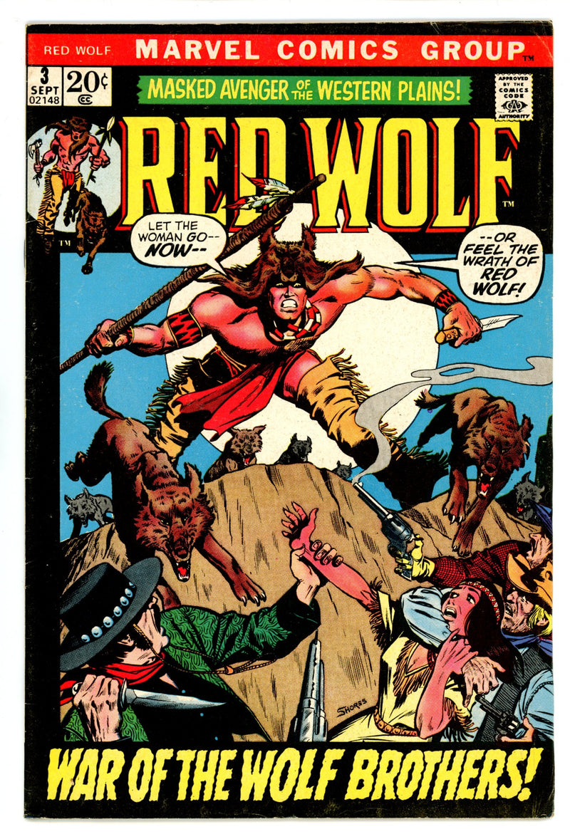Red Wolf Vol 1 3 FN- (5.5) (1972) 