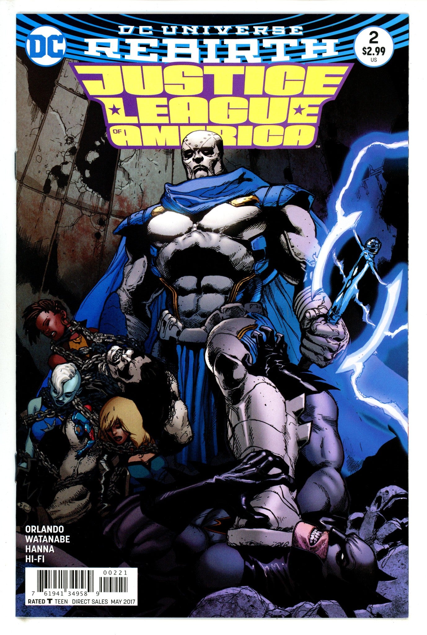 Justice League of America Vol 5 2 Mahnke Variant (2017)