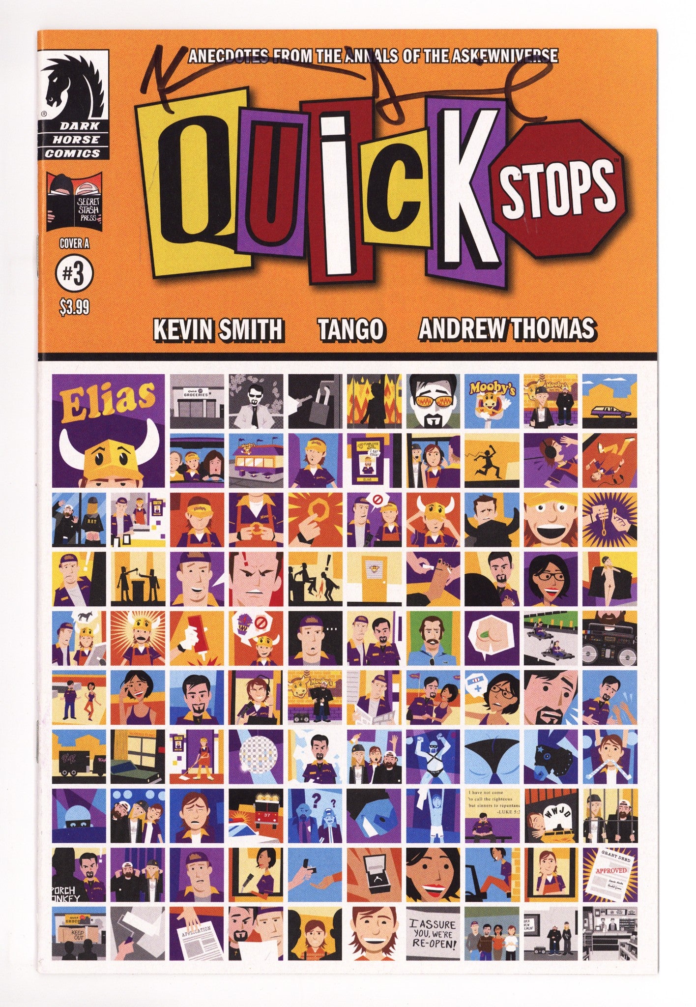 Quick Stops 3 High Grade (2022) Signed x1 Cover Kevin Smith 
