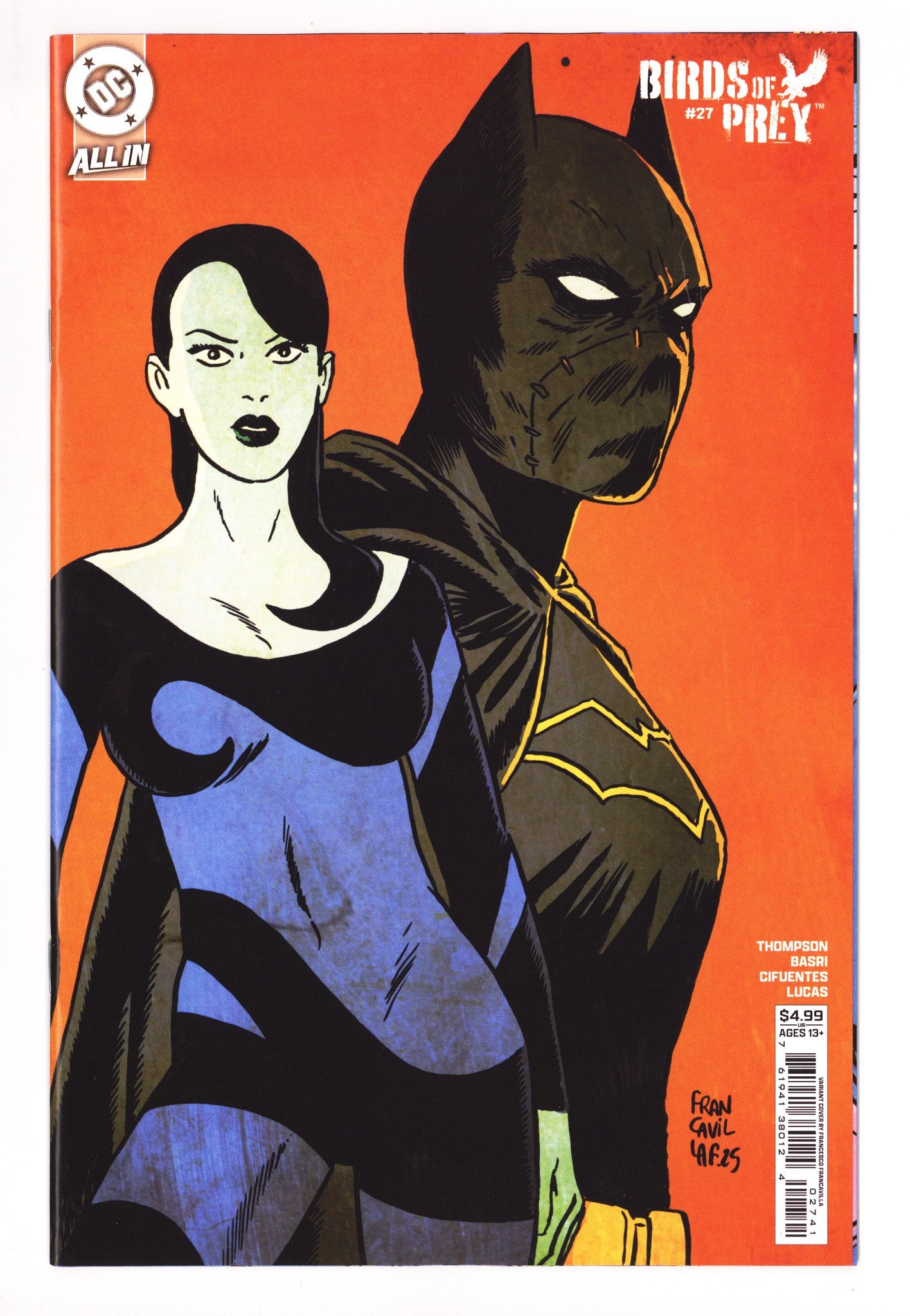 Birds Of Prey Vol 6 27 Francavilla Variant (2025)