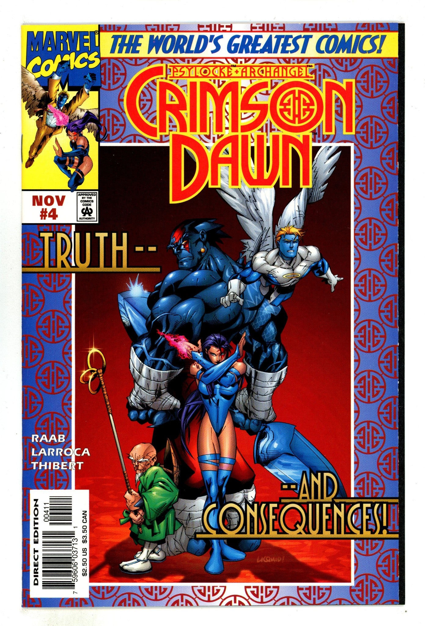 Psylocke & Archangel Crimson Dawn 4 High Grade (1997) 