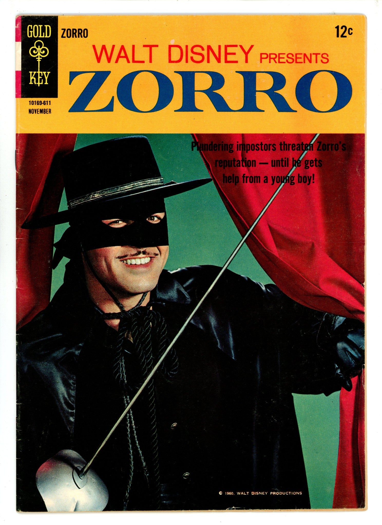 Walt Disney Presents Zorro 4 FN- (5.5) (1966) 