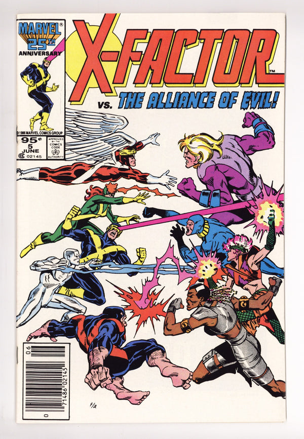 X-Factor Vol 1 5 VF/NM (9.0) (1986) Canadian Price Variant