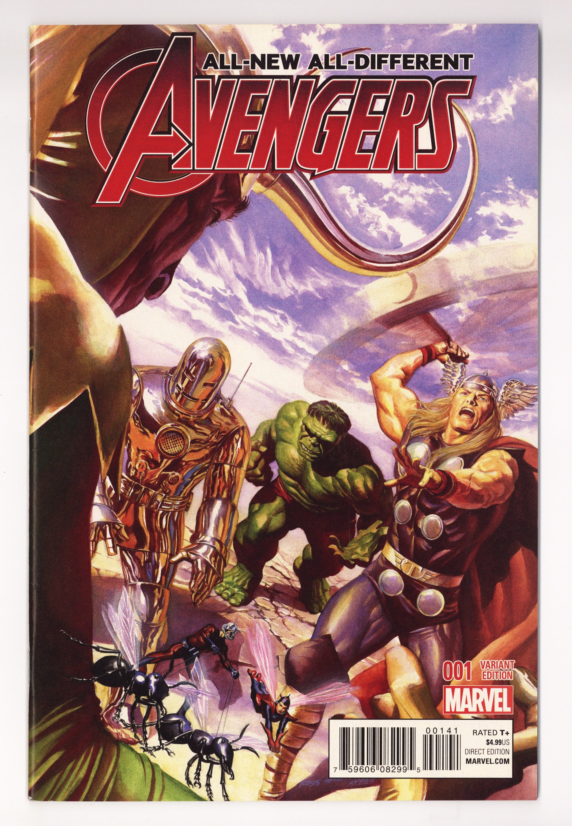 All-New, All-Different Avengers Vol 1 1 VF (8.0) (2016) Ross Incentive Variant 