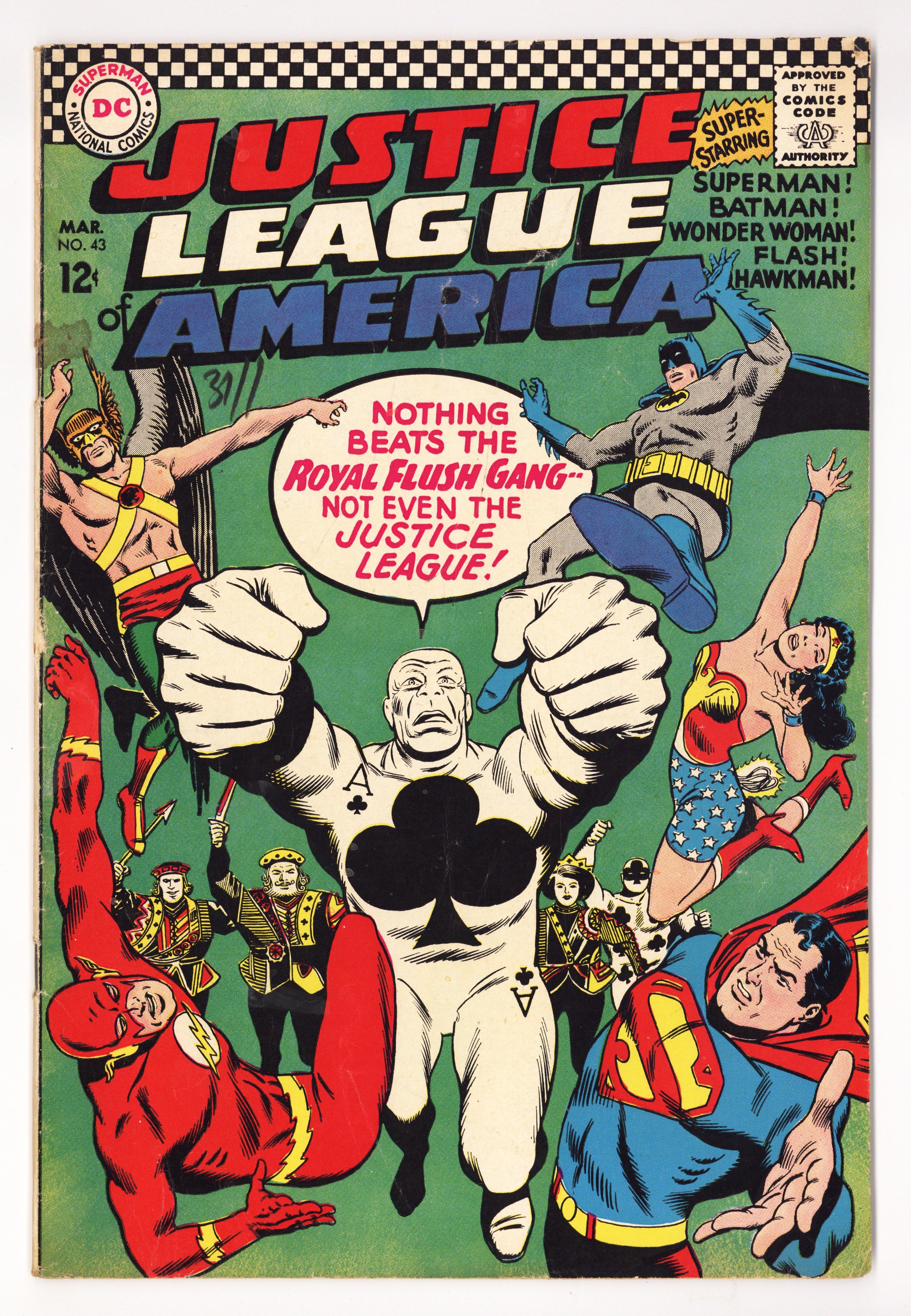Justice League of America Vol 1 43 VG (4.0) (1966) 