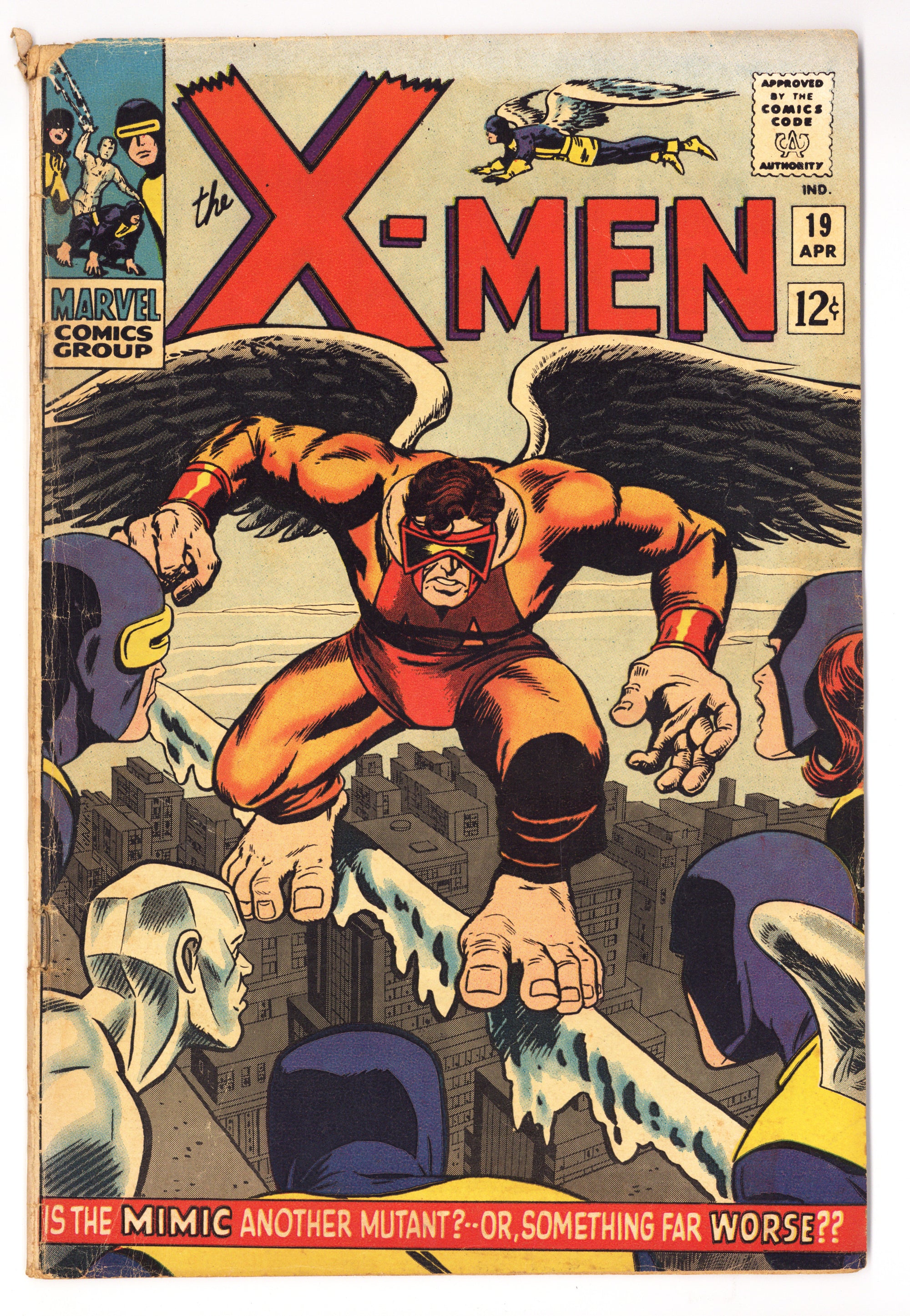 The X-Men Vol 1 19  VG- (3.5)   (1966)        