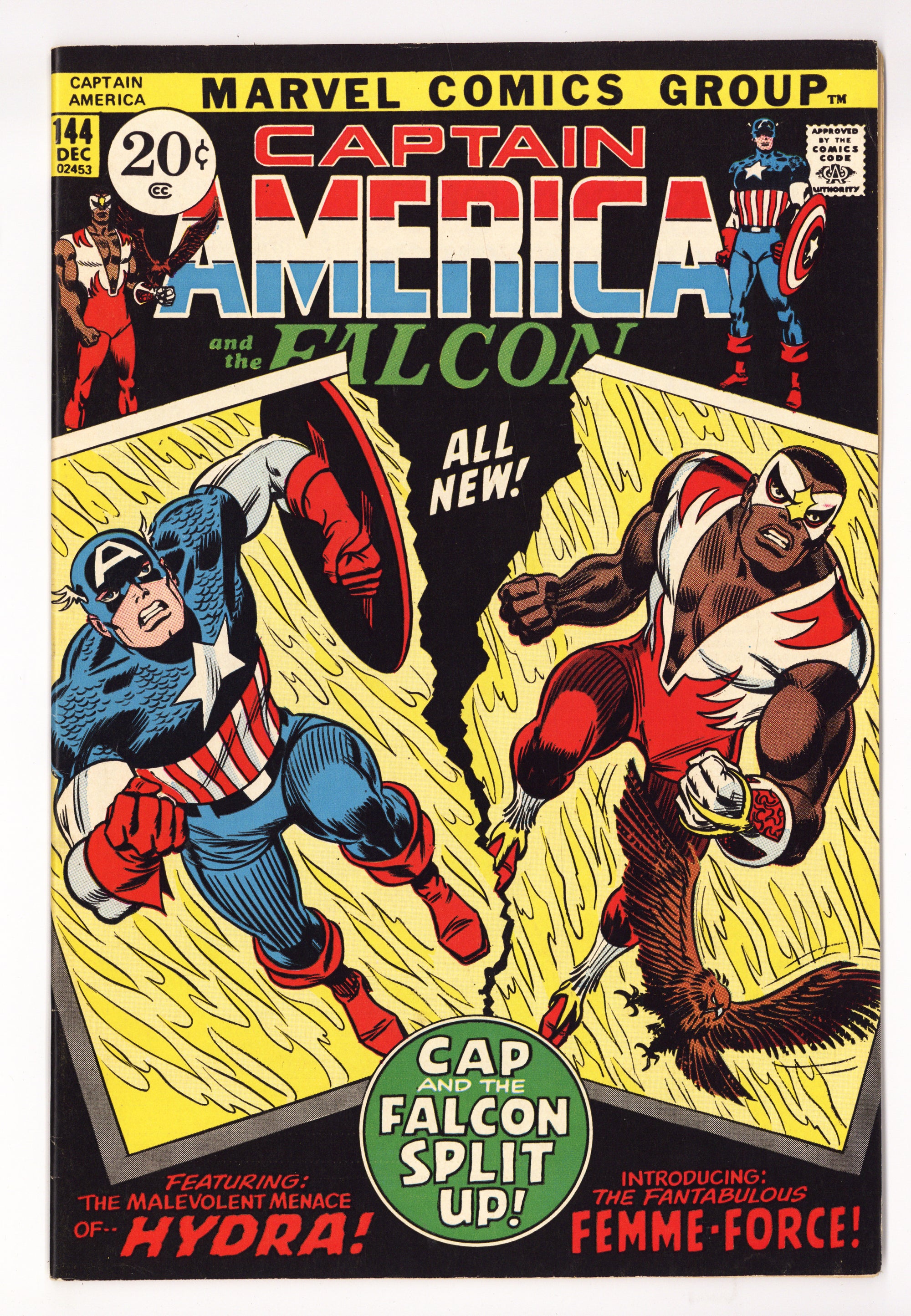 Captain America Vol 1 144  VF (8.0)   (1971)        