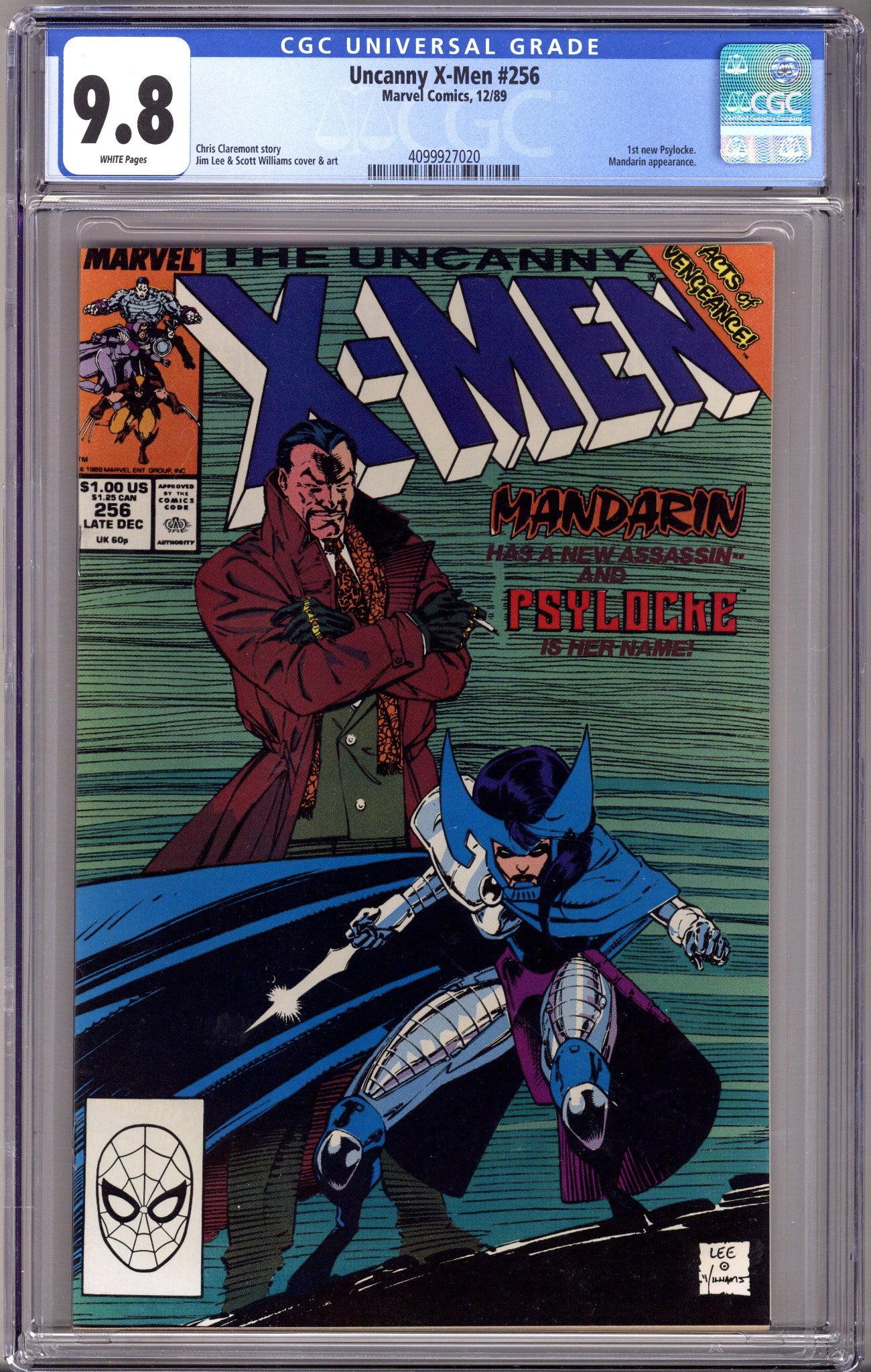 The Uncanny X-Men Vol 1 256 CGC 9.8 (NM/M) (1989)