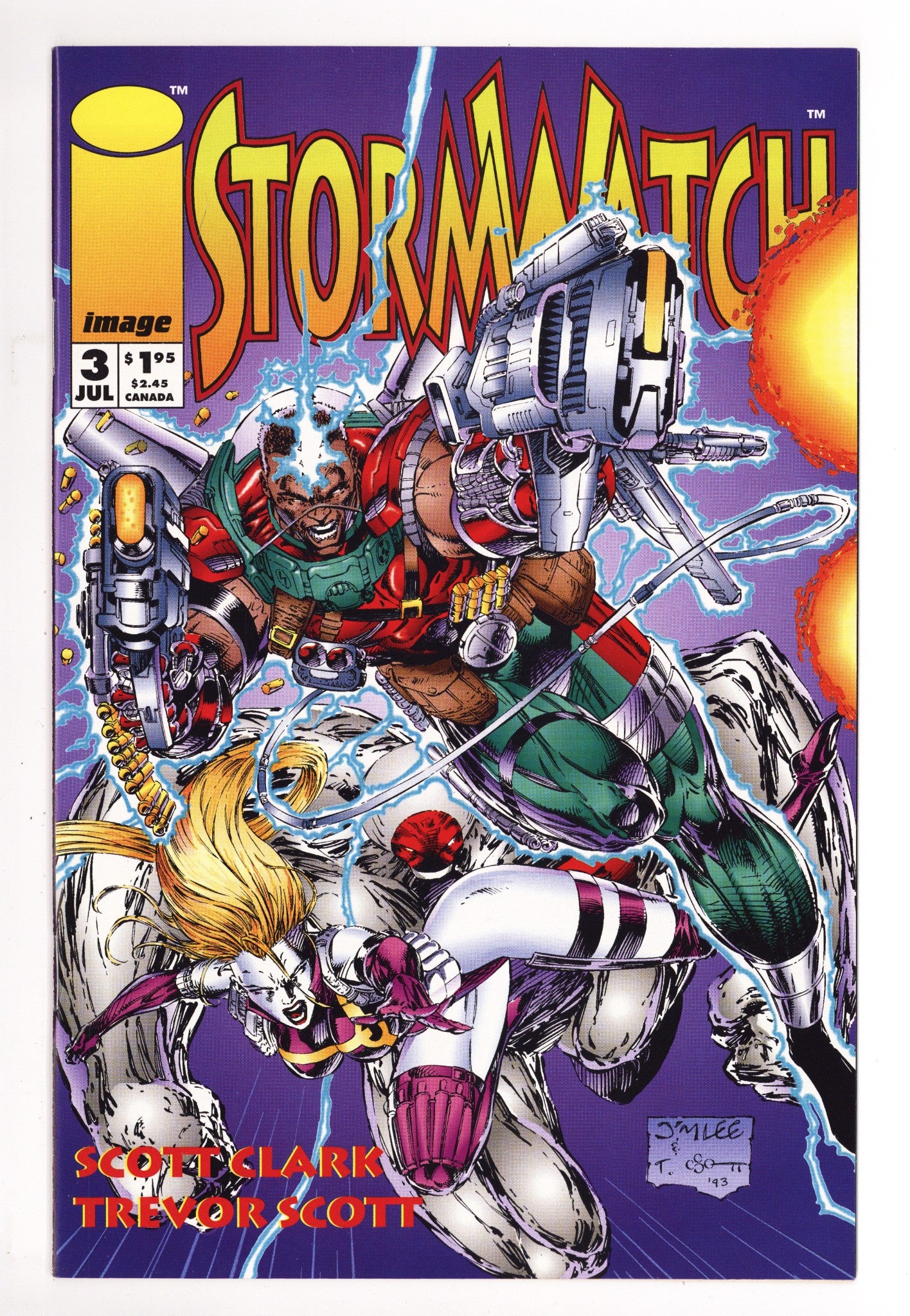 Stormwatch Vol 1 3 High Grade (1993) 