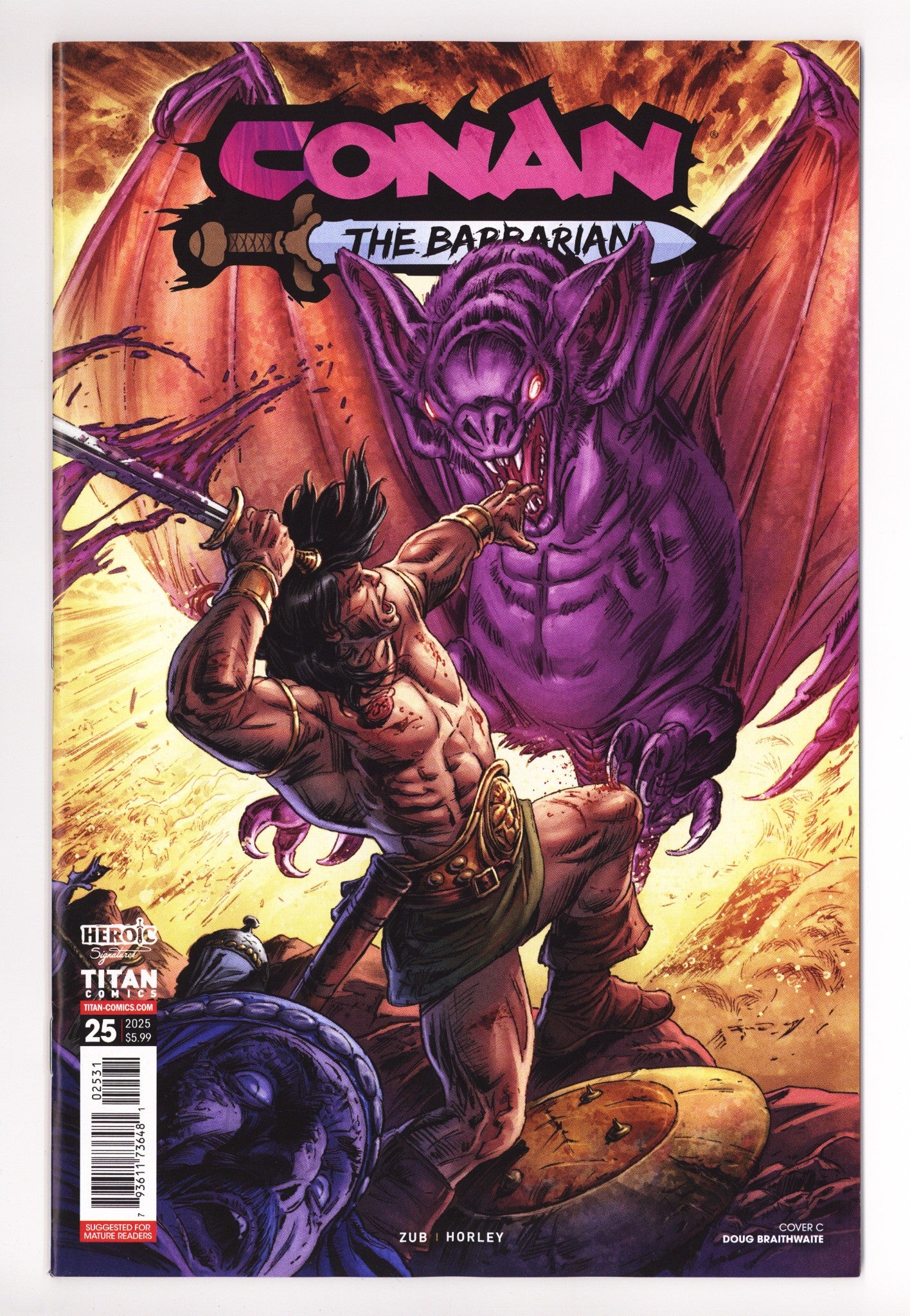 Conan The Barbarian 25 Braithwaite Variant (2025)