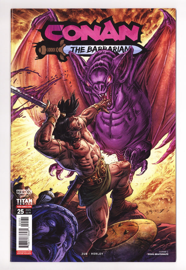 Conan The Barbarian 25 Braithwaite Variant (2025)