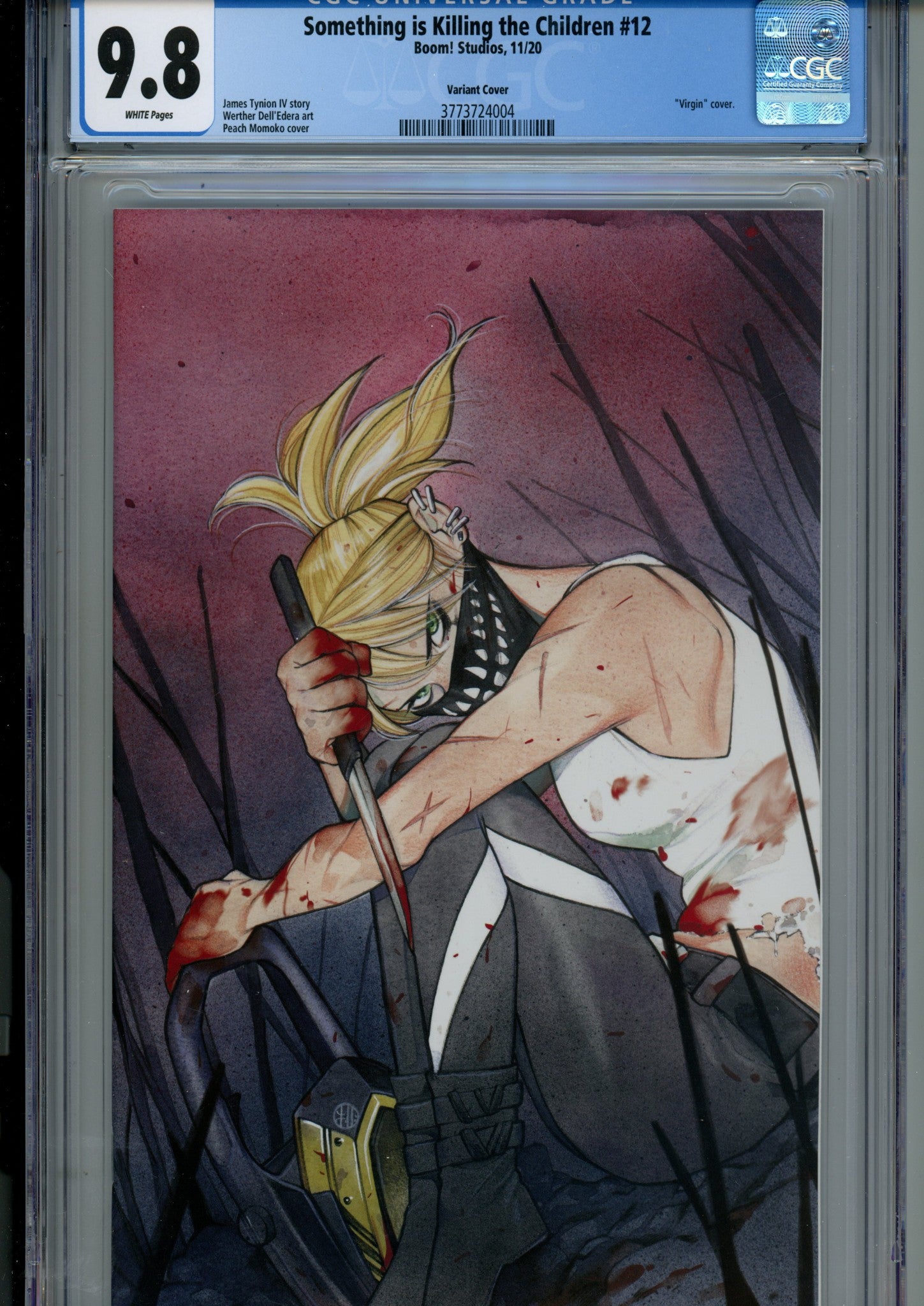 Something Is Killing the Children 12 CGC 9.8 (NM/M) Cracked Case (2020) Momoko Virgin Incentive Variant 