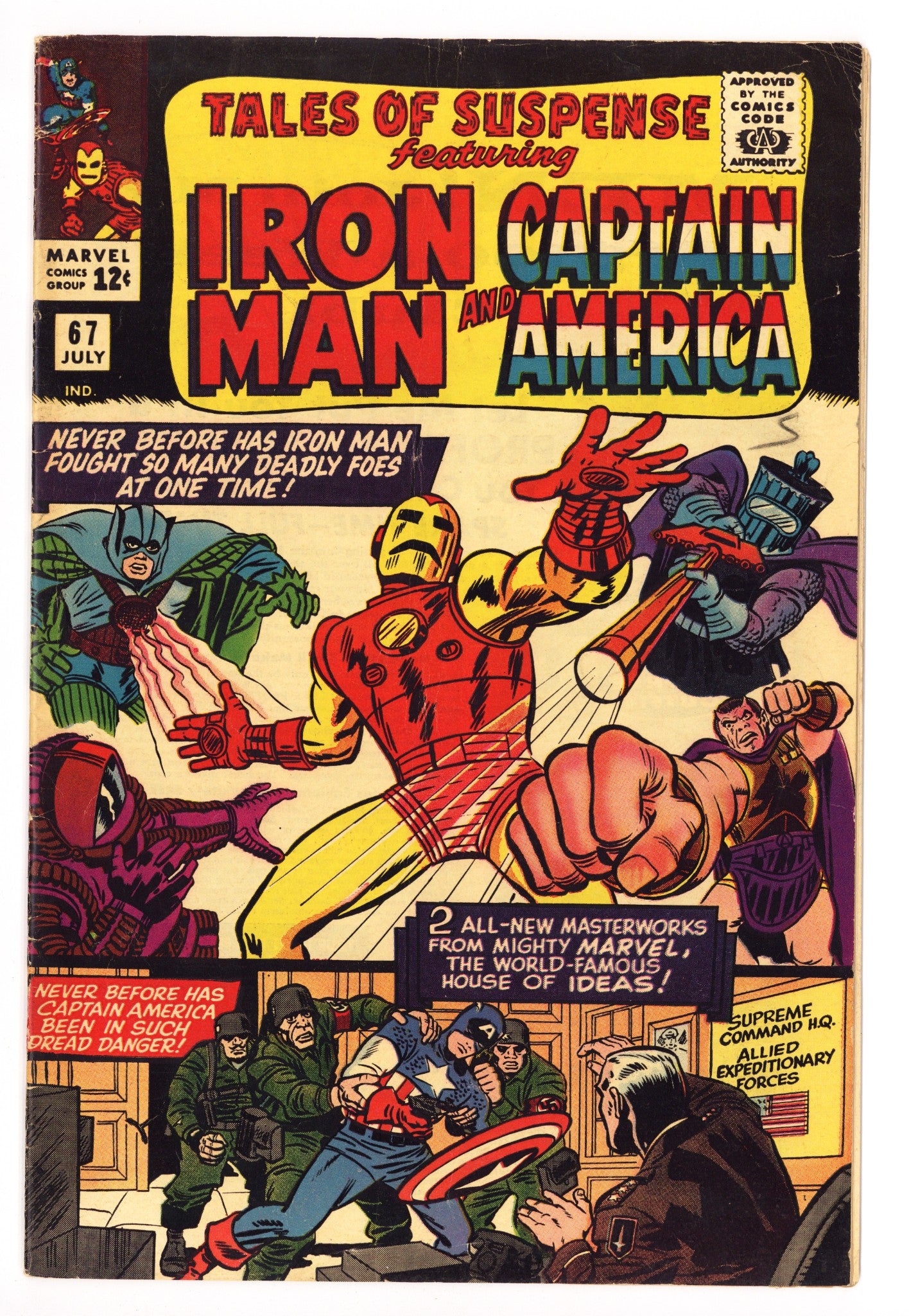 Tales of Suspense Vol 1 67 VG+ (4.5) (1965) 