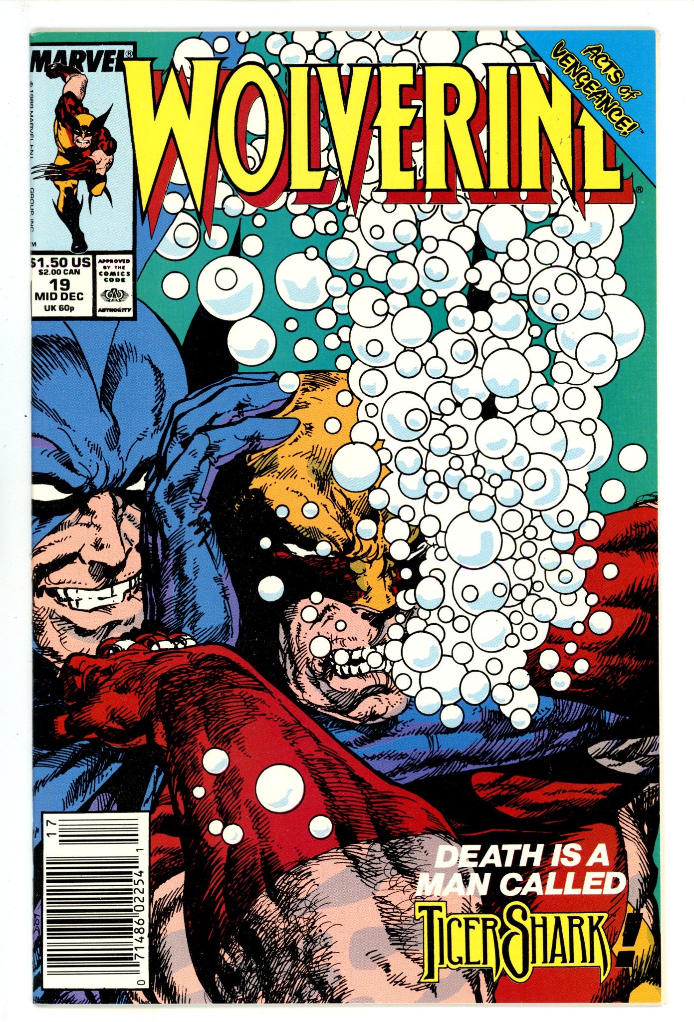 Wolverine Vol 2 19 High Grade (1989) Newsstand 