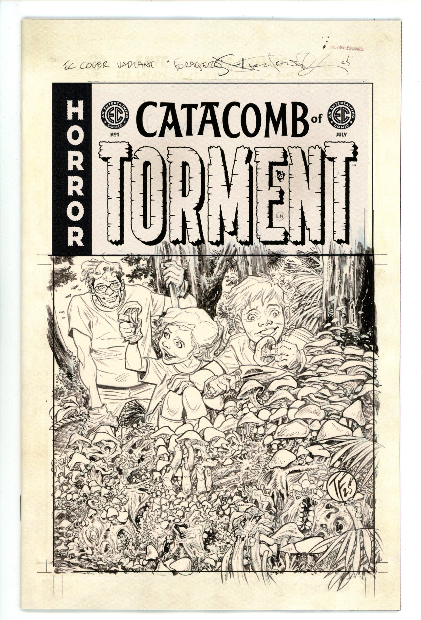 EC Catacomb Of Torment 1 Fowler B&W Incentive Variant NM- (2025)