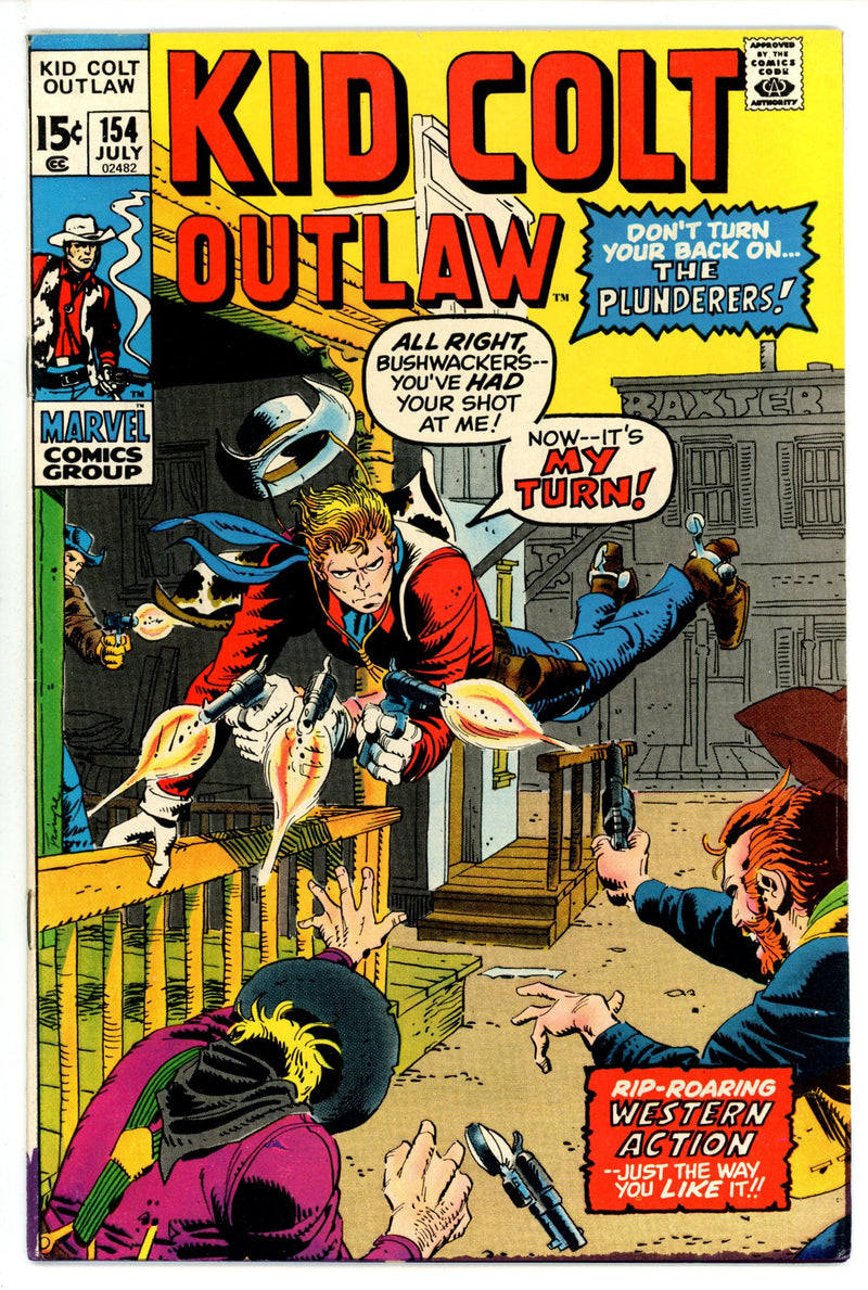 Kid Colt Outlaw 154 VG/FN (5.0) (1971) 