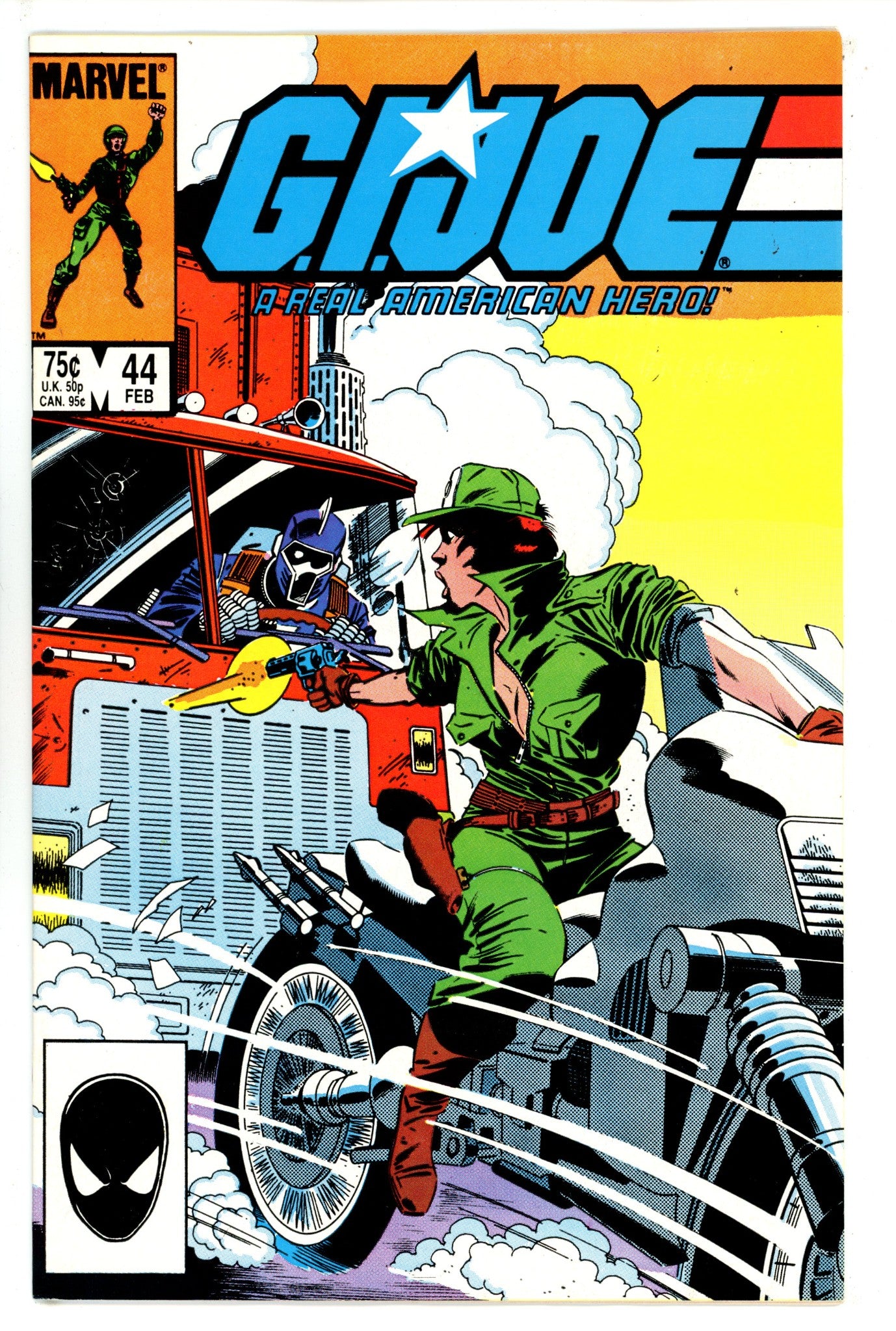 G.I. Joe, A Real American Hero 44 NM- (1986)