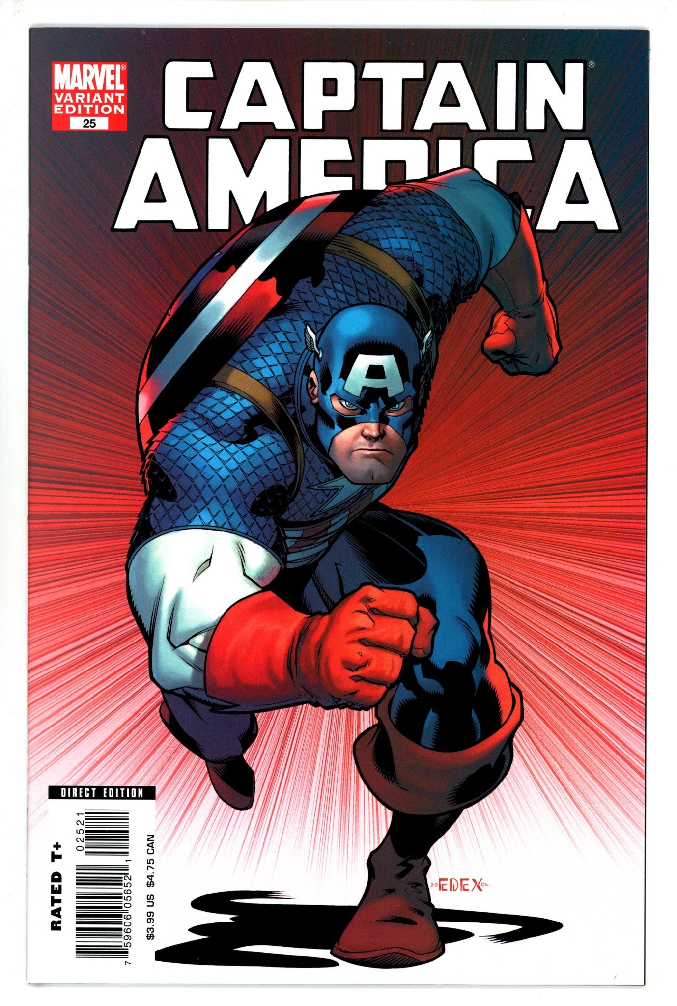 Captain America Vol 5 25 Mcguiness Variant NM (2007)