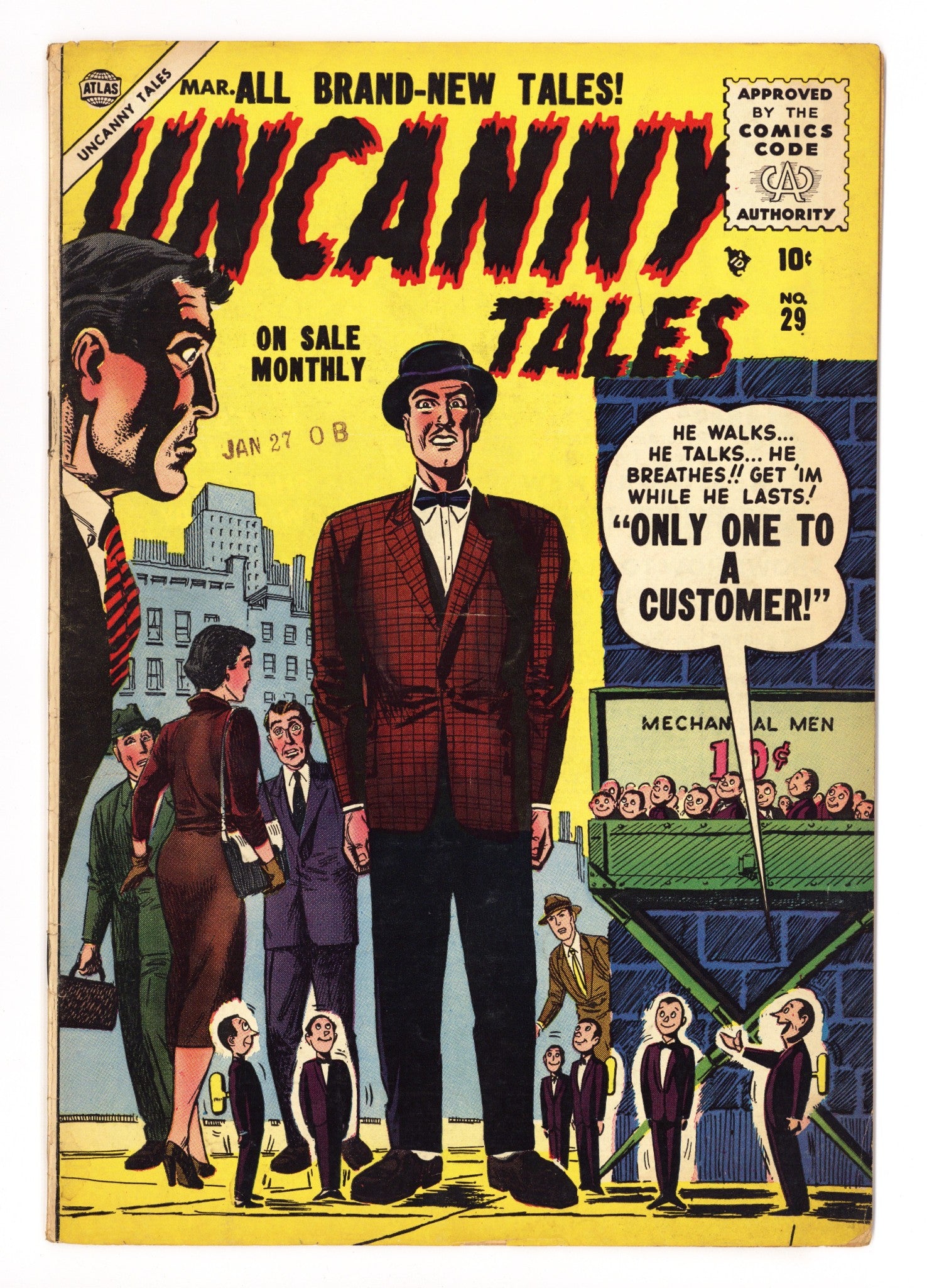 Uncanny Tales Vol 1 29 VG/FN (5.0) (1955) 