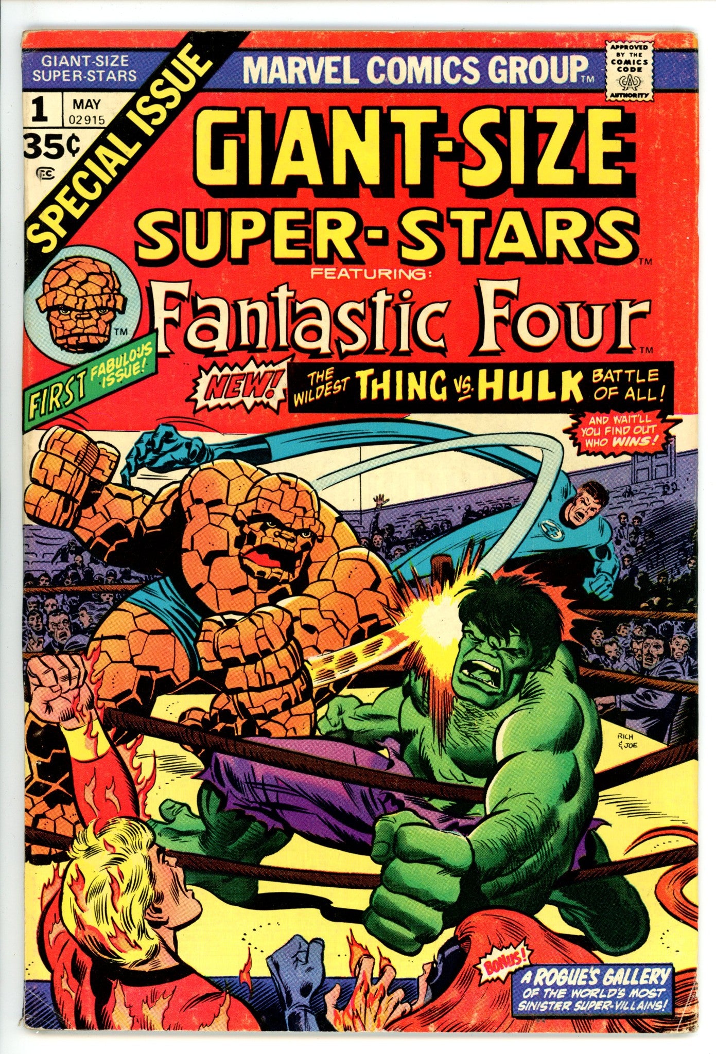 Giant-Size Super-Stars 1 FN (6.0) (1974) 