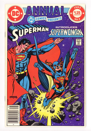DC Comics Presents Annual Vol 1 2  High Grade   (1983)     Newsstand  
