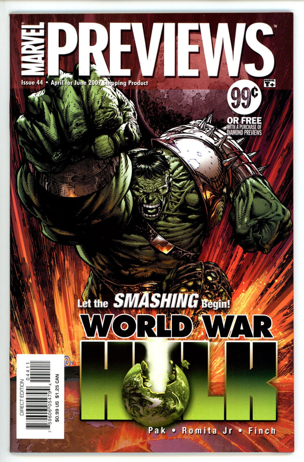 Marvel Previews Vol 1 44 NM- (9.2) (2007)