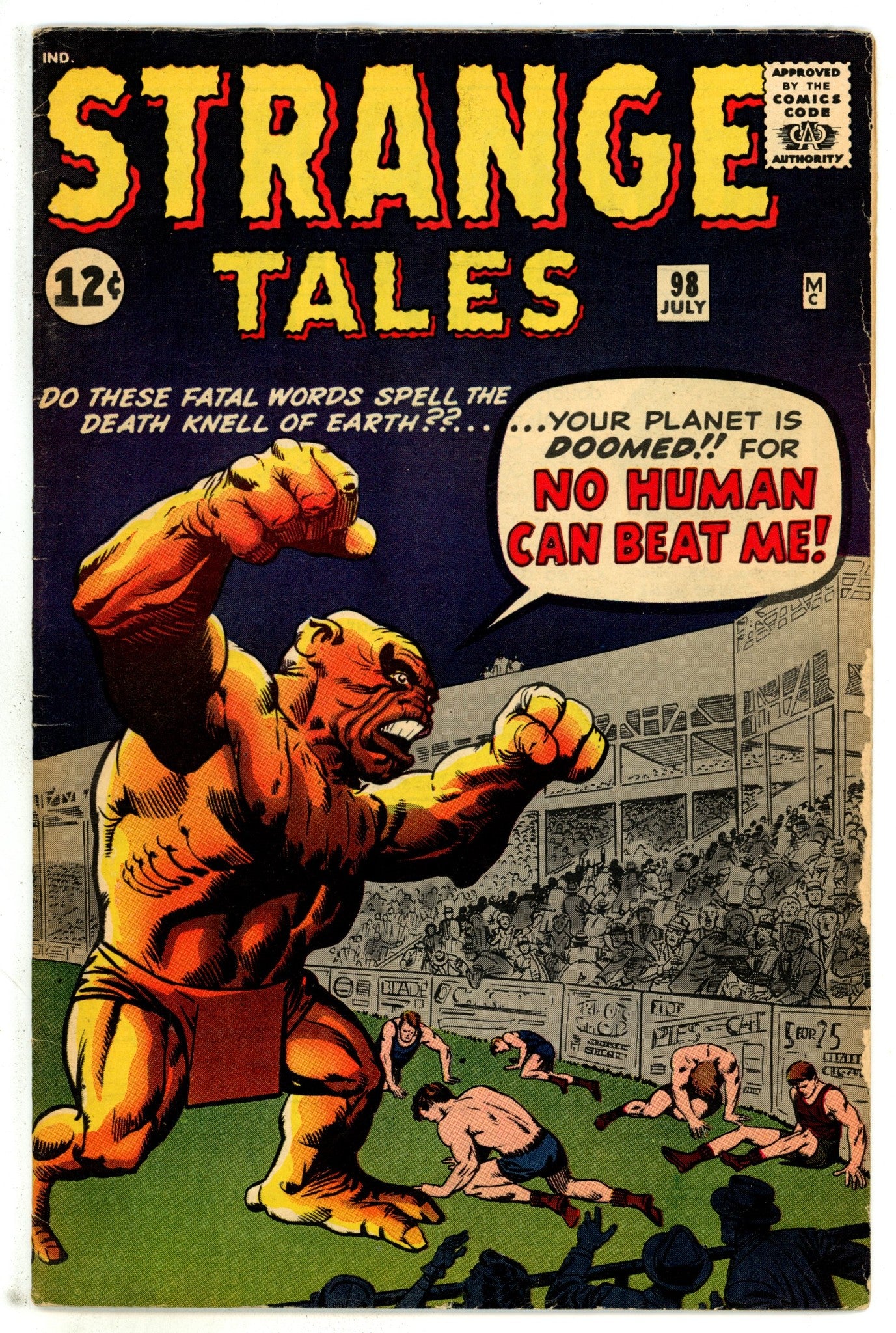 Strange Tales Vol 1 98 FN (6.0) (1962) 